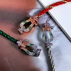 ¡®Dream¡¯FORCE LARGE HORSESHOE  COLORED DIAMOND BRACELET ROSE GOLD