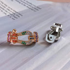 ¡®Dream¡¯FORCE LARGE HORSESHOE  COLORED DIAMOND BRACELET ROSE GOLD