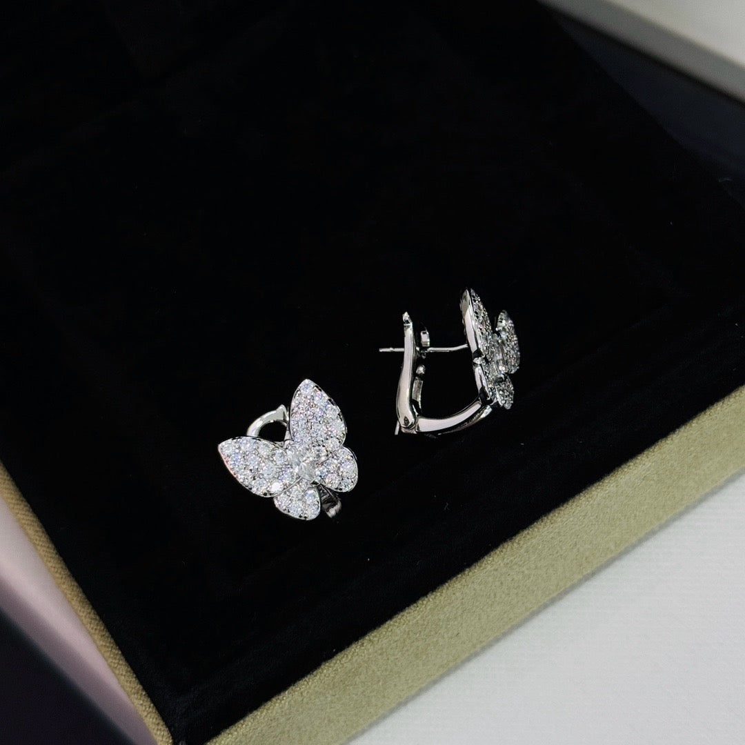 „Dream“-BUTTERFLY-ALL-DIAMANT-OHRRINGE