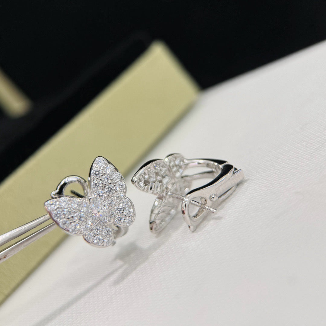 „Dream“-BUTTERFLY-ALL-DIAMANT-OHRRINGE