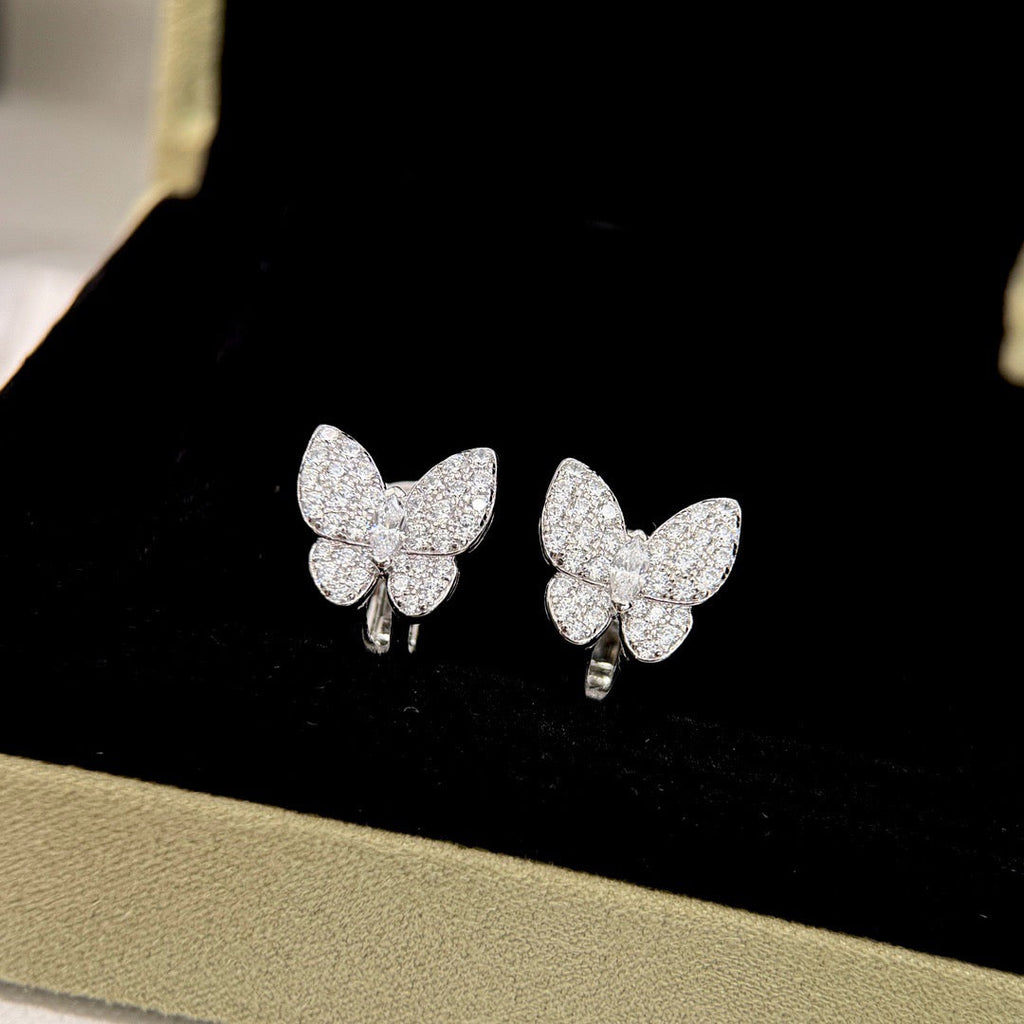 „Dream“-BUTTERFLY-ALL-DIAMANT-OHRRINGE