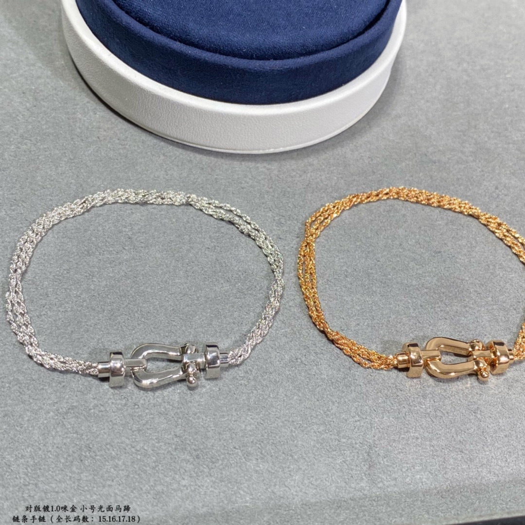¡®Dream¡¯FORCE SMALL HORSESHOE  DIAMOND CHAIN ROPE BRACELET