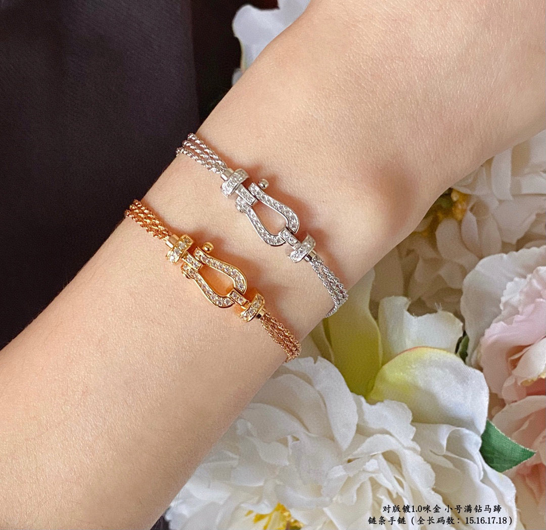 ¡®Dream¡¯FORCE KLEINE HUFEISEN DIAMANTKETTENARMBAND