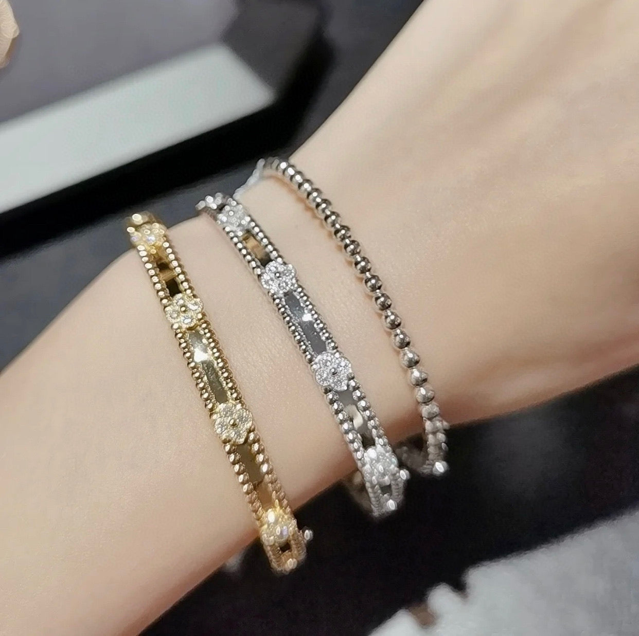 „Dream“-KLEE-ARMBAND 4MM DIAMANTEN