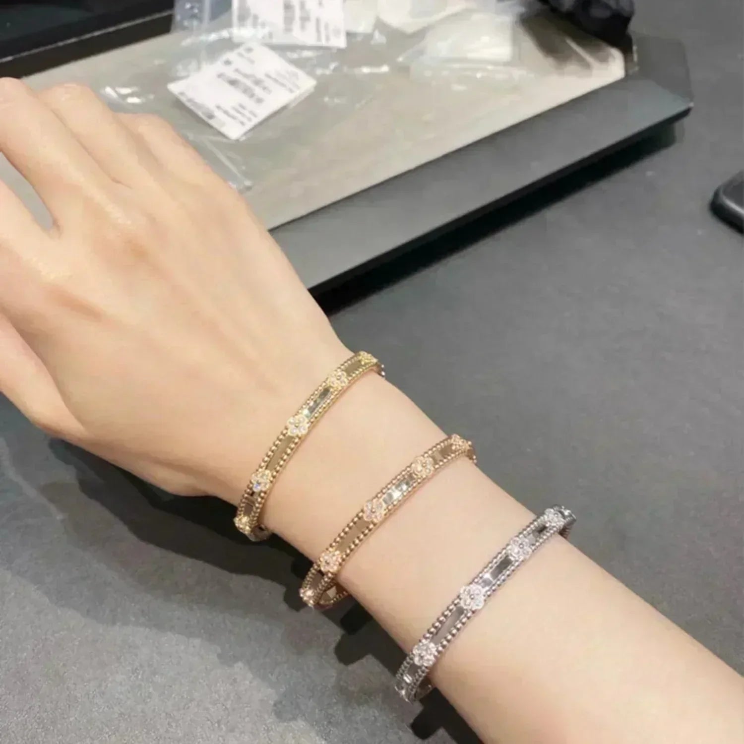 „Dream“-KLEE-ARMBAND 4MM DIAMANTEN