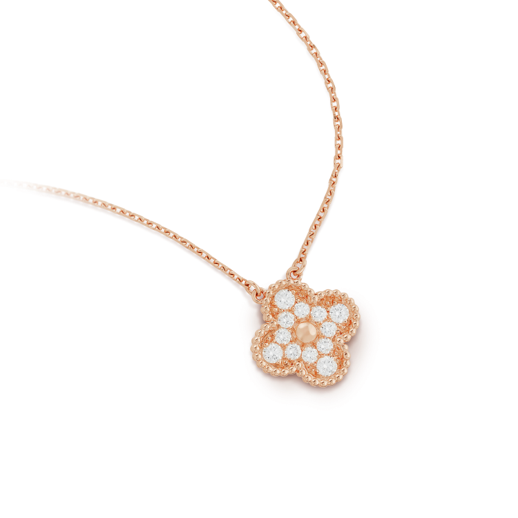 "Dream"CLOVER 15MM DIAMANT EINZELNE BLUMENKETTE