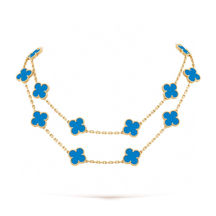 ¡®Dream¡¯CLOVER 20 MOTIFS TURQUOISE GOLD