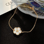 ¡®Dream¡¯LUCKY WHITE MOP PLUM BLOSSOM  BRACELET