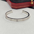 „Dream“ LOVE ARMREIF 6,1 MM 1 DIAMANT OFFEN