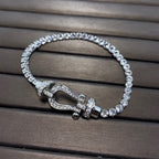 ¡®Dream¡¯FORCE  HORSESHOE  DIAMOND TENNIS BRACELET