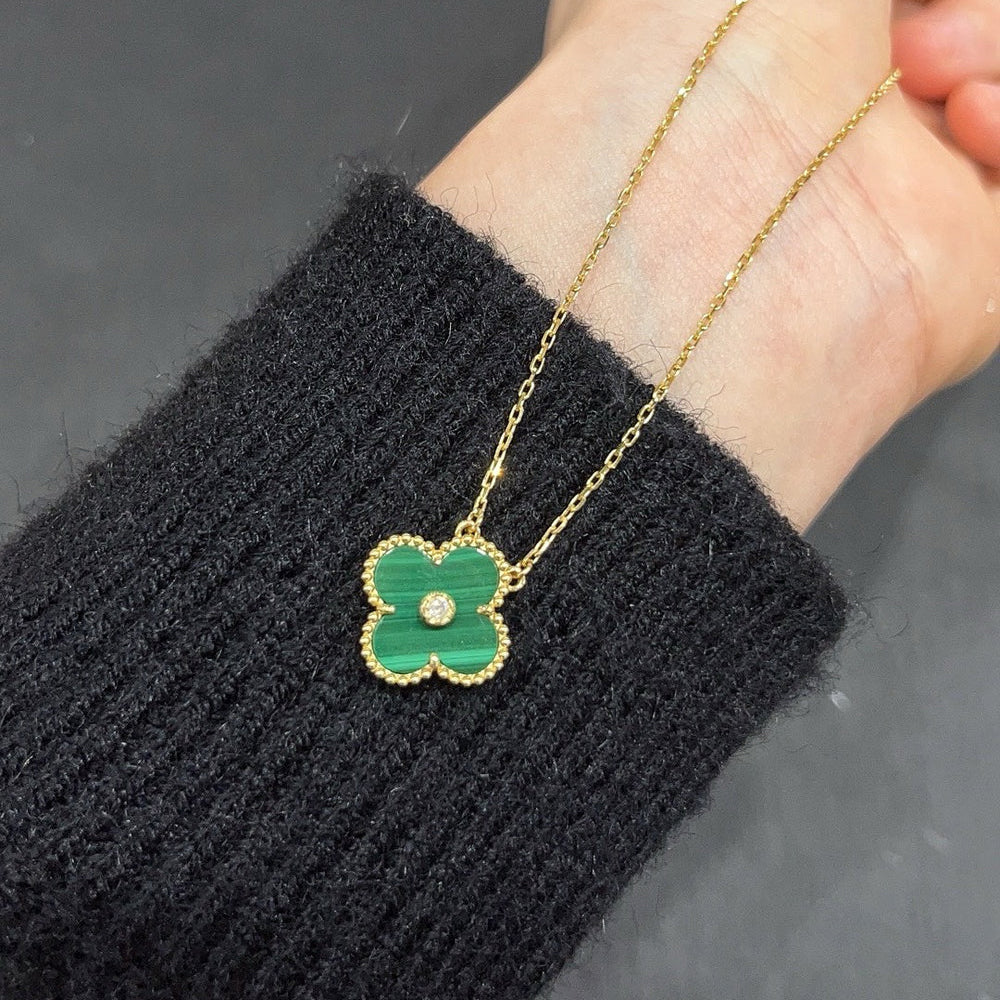 ¡®Dream¡¯CLOVER 15MM DIAMANT-TÜRKIS-HALSKETTE