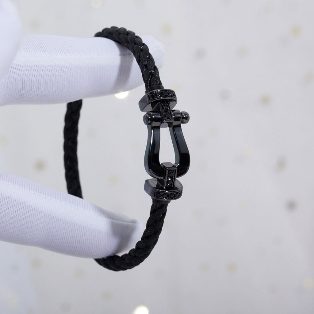 ¡®Dream¡¯FORCE GROSSE SERIE HUFEISEN SCHWARZES SAMURAI ARMBAND