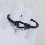 ¡®Dream¡¯FORCE GROSSE SERIE HUFEISEN SCHWARZES SAMURAI ARMBAND