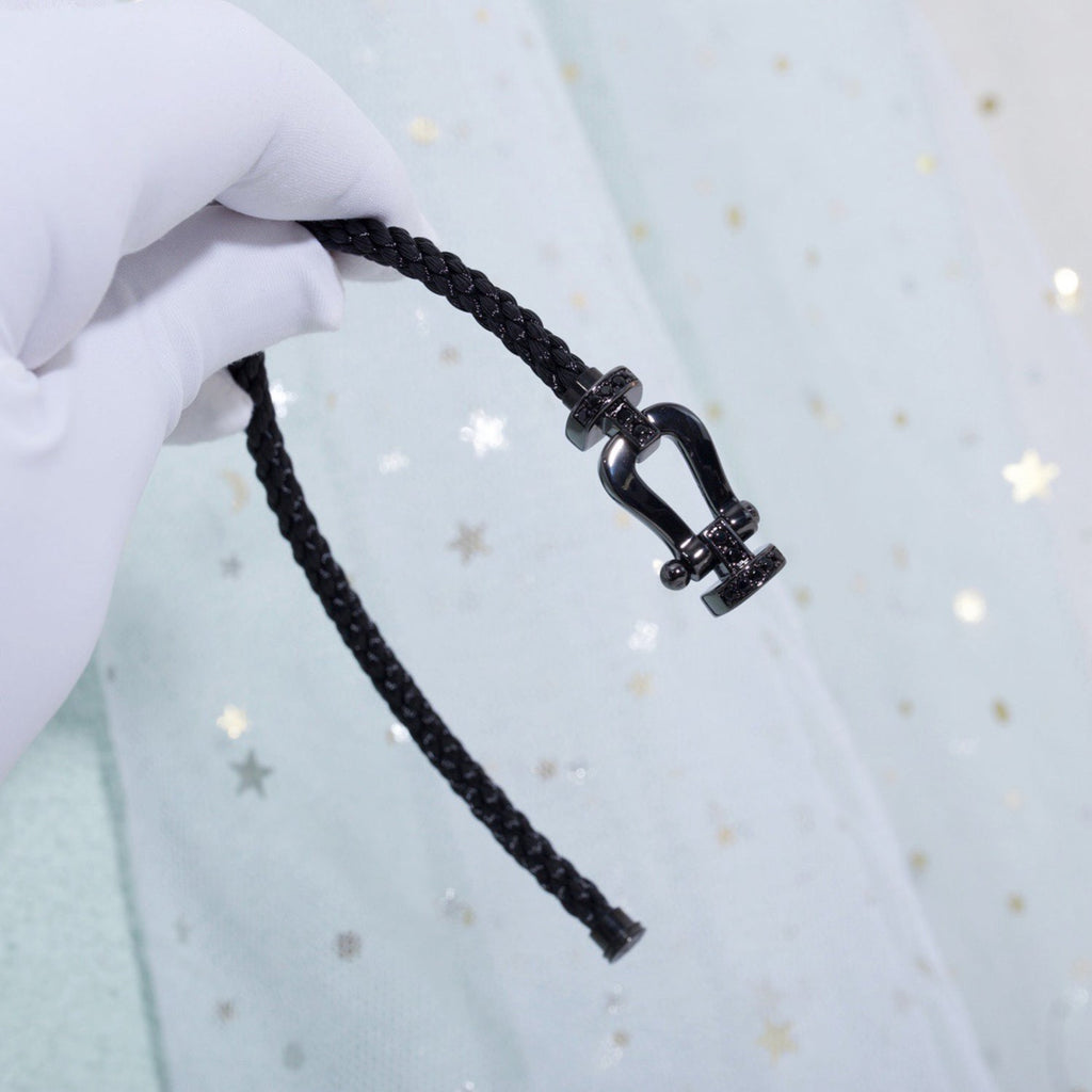 ¡®Dream¡¯FORCE GROSSE SERIE HUFEISEN SCHWARZES SAMURAI ARMBAND