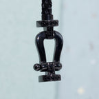 ¡®Dream¡¯FORCE GROSSE SERIE HUFEISEN SCHWARZES SAMURAI ARMBAND
