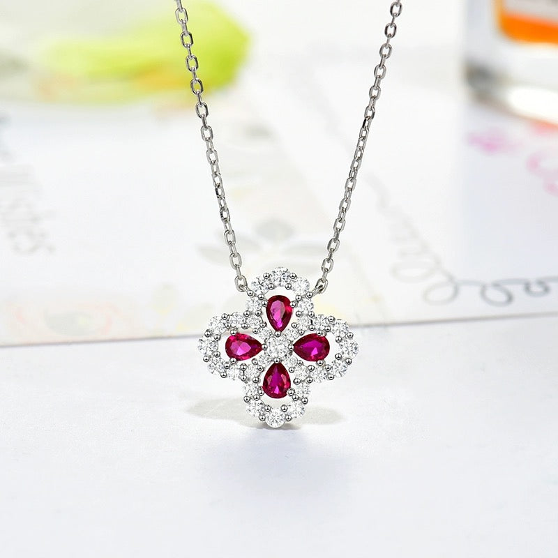 ¡®Dream¡¯LOOP NECKLACE FULL MOTIF DIAMOND 16MM MULTIPLE COLORS