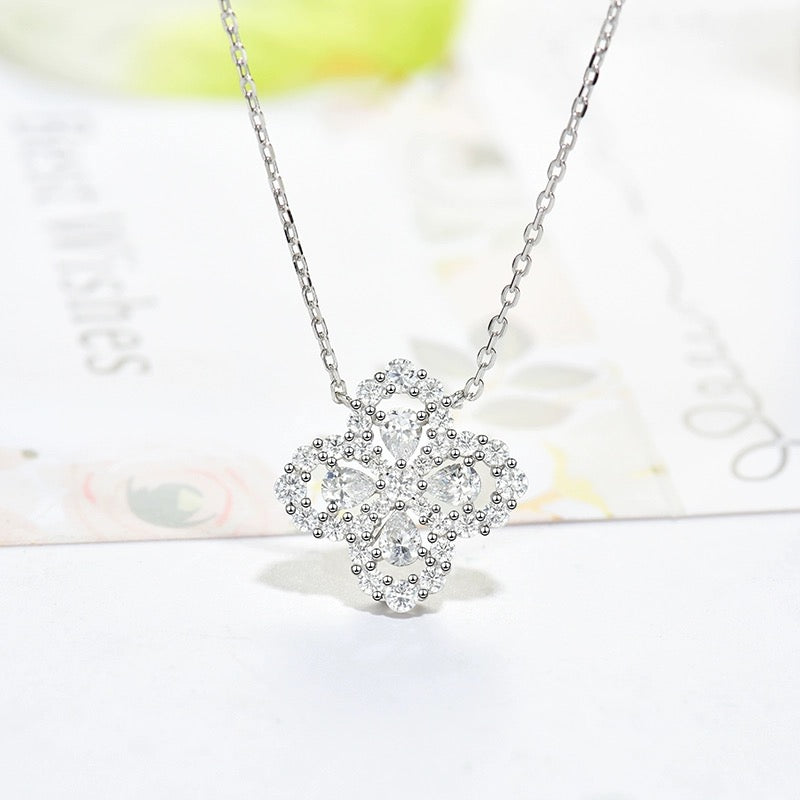 „Dream“-HALSKEKETTE VOLLES MOTIV DIAMANT 16 MM MEHRERE FARBEN