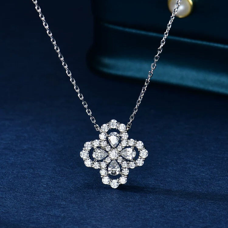„Dream“-HALSKEKETTE VOLLES MOTIV DIAMANT 16 MM MEHRERE FARBEN