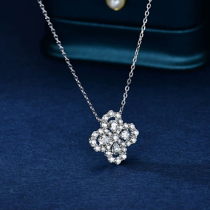„Dream“-HALSKEKETTE VOLLES MOTIV DIAMANT 16 MM MEHRERE FARBEN