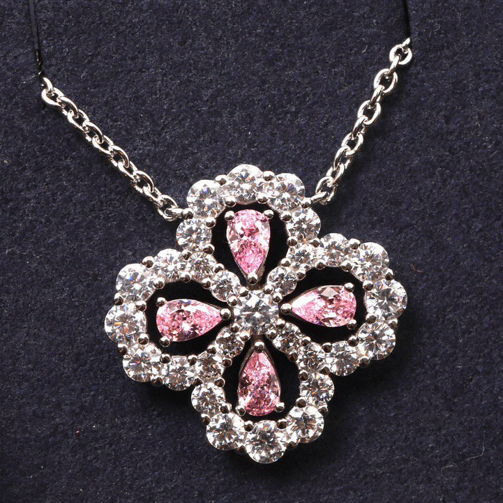 „Dream“-HALSKEKETTE VOLLES MOTIV DIAMANT 16 MM MEHRERE FARBEN