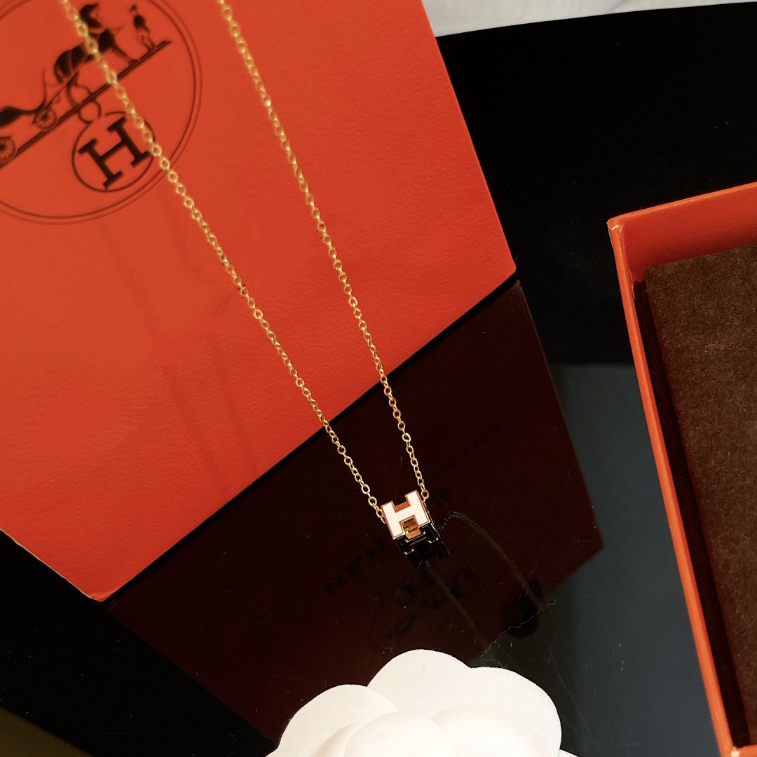 ¡®Dream¡¯H WEISSES, QUADRATISCHES GOLDHALSBAND