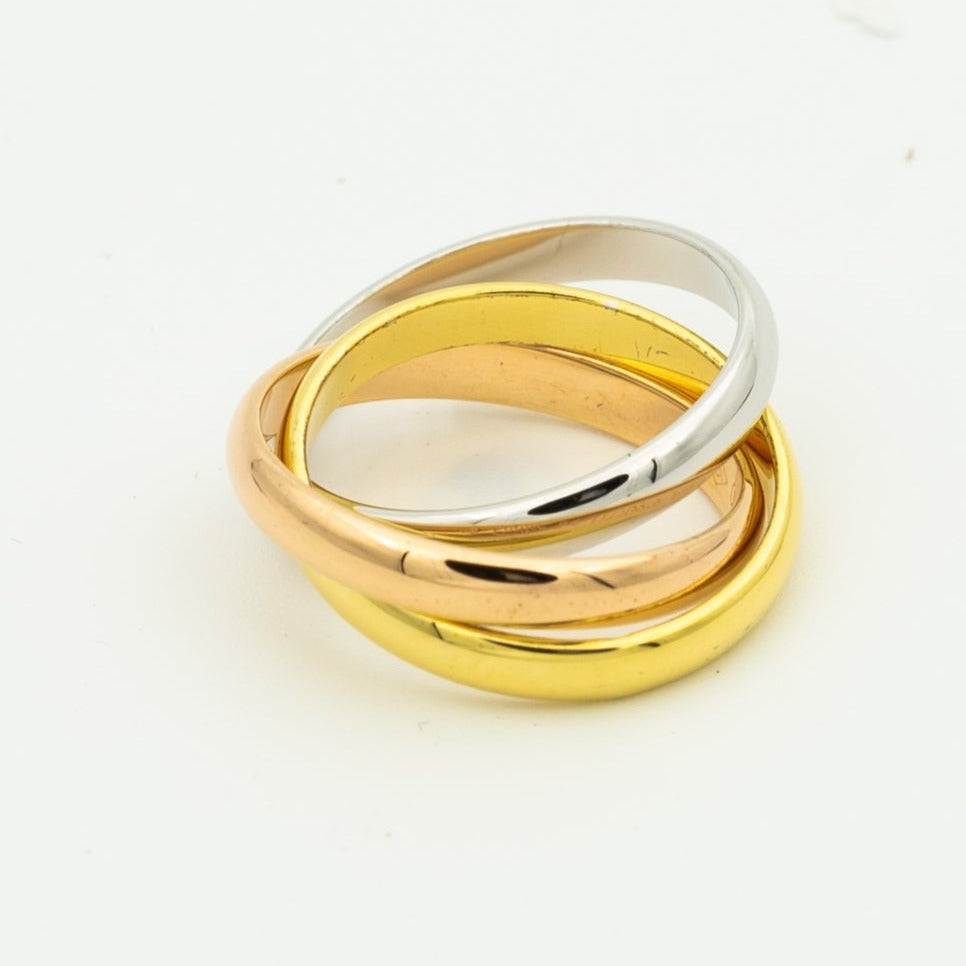 „Dream“ TRINITY-RING ROTGOLD ROSÉGOLD SILBER