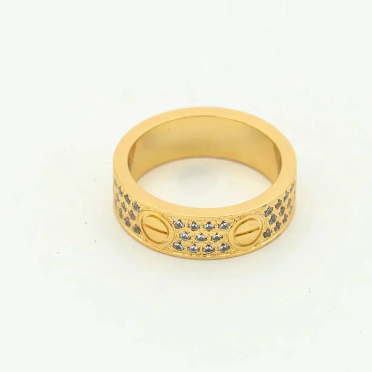 「ドリーム」ラブリング 5.5MM パヴェダイヤモンド