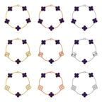 [Dream]New CLOVER 5 MOTIF PURPLE STRIPES BRACELET COLLECTION