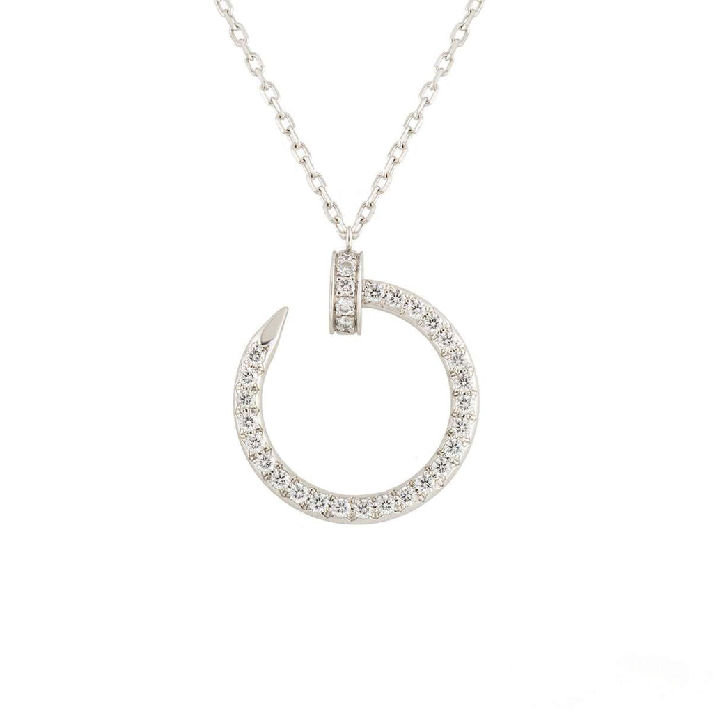 ¡®Dream¡¯JUSTE NECKLACE SILVER DIAMONDS