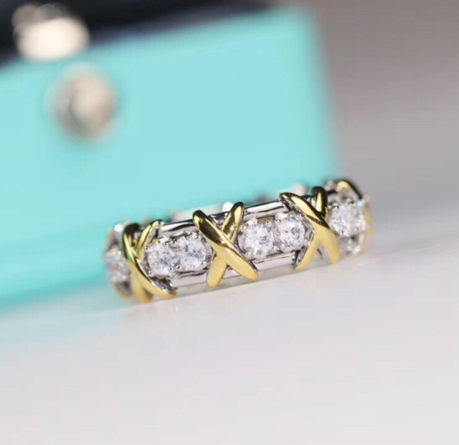 [¡®Dream¡¯]Klassischer Gold-Diamantring