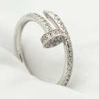 「ドリーム」ジュストリング 1.8mm シルバー ダイヤモンド