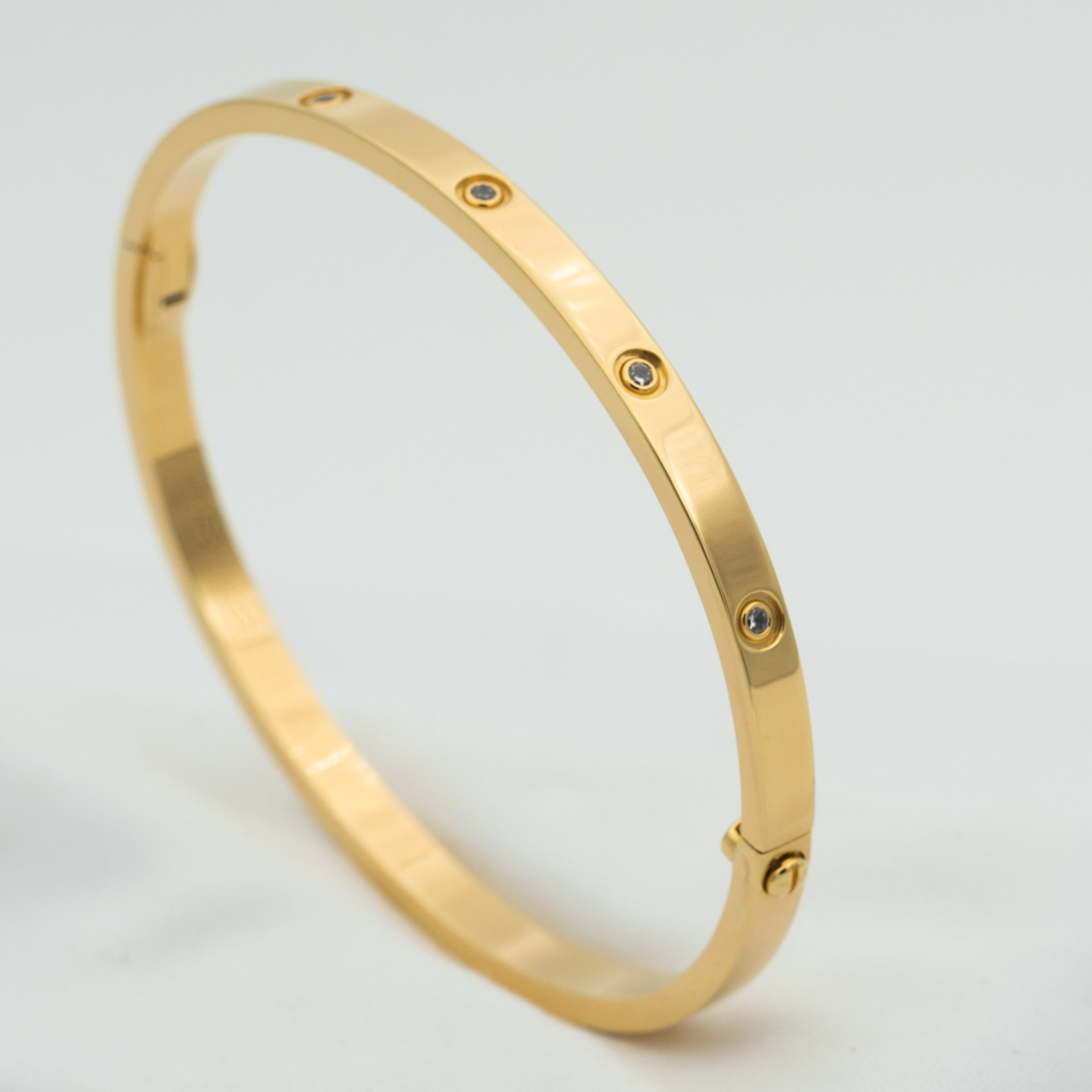 「ドリーム」LOVEブレスレット 3.65MM 10ポイントダイヤ