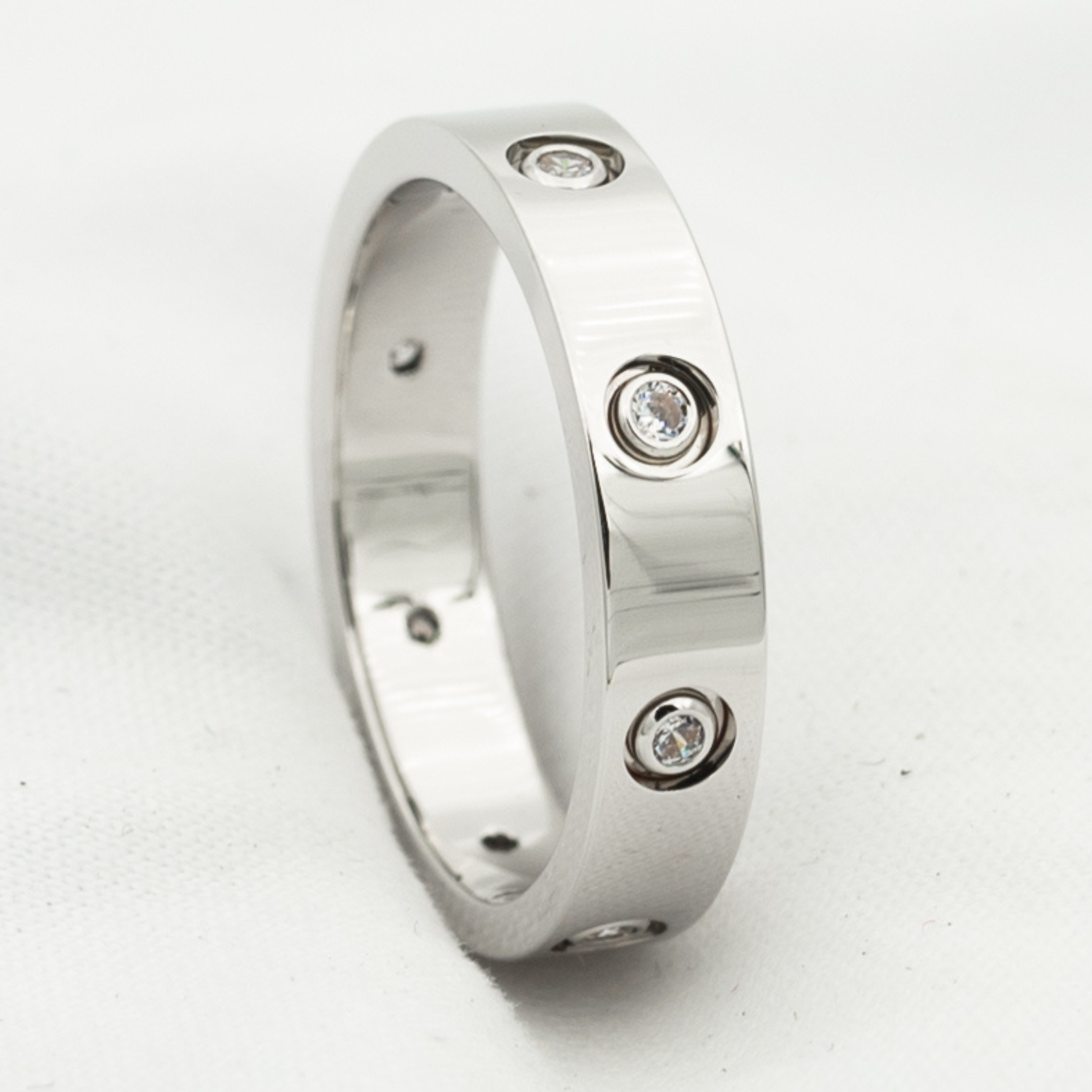 「ドリーム」LOVEリング 3.6MM 8ダイヤモンド