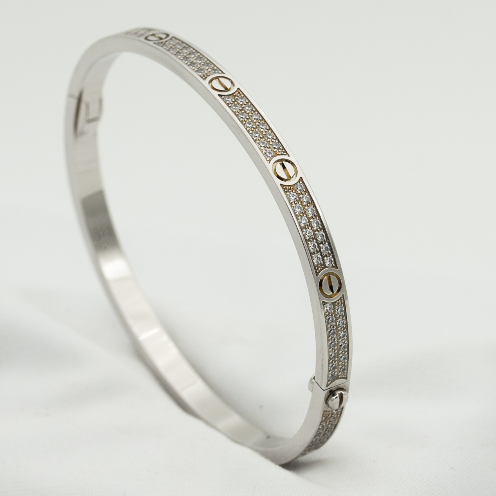 ¡®Dream¡¯LOVE BRACELET 3.65MM DIAMOND-PAVED