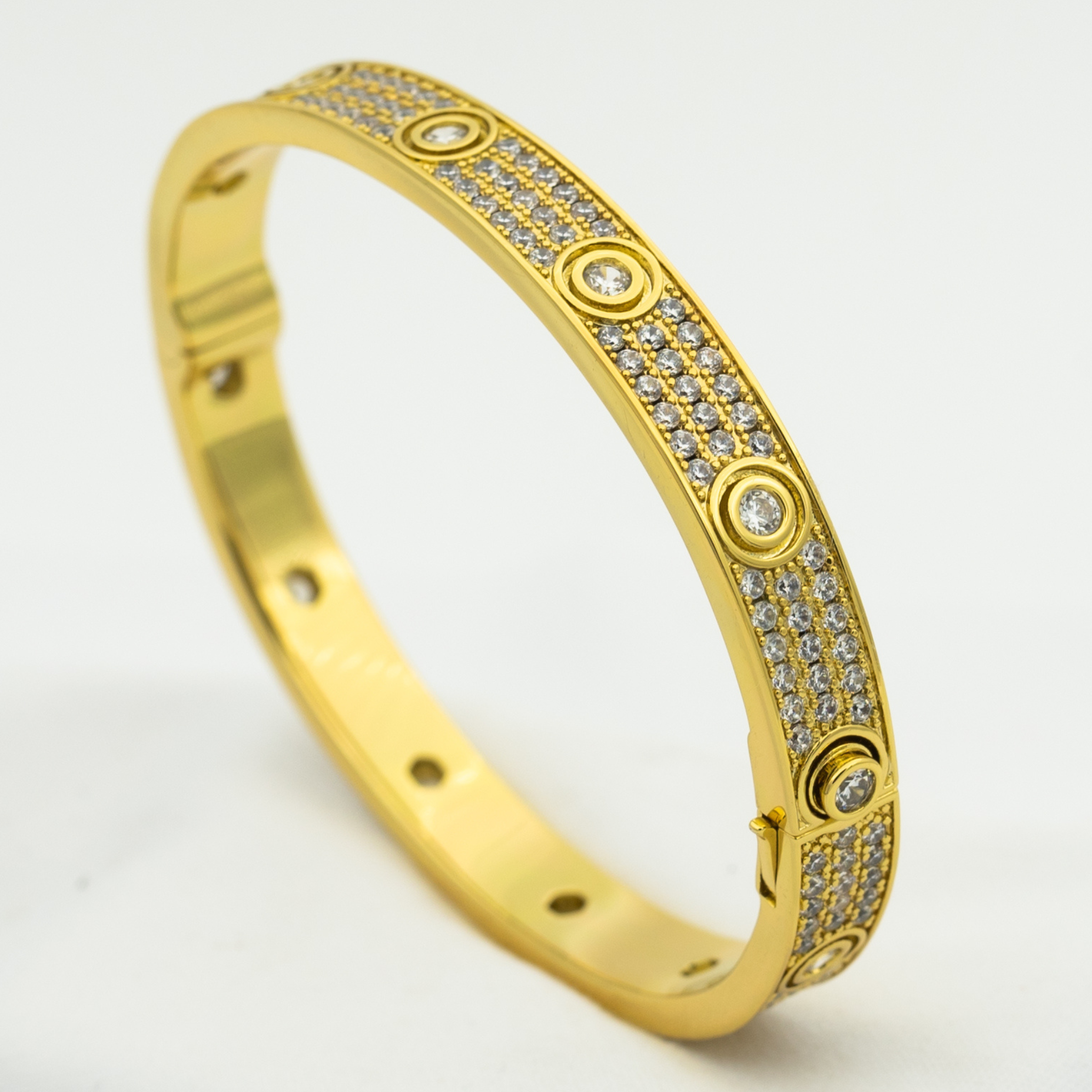 ¡®Dream¡¯LOVE BRACELET 6.1MM DIAMOND-PAVED 10 BIG DIAMONDS