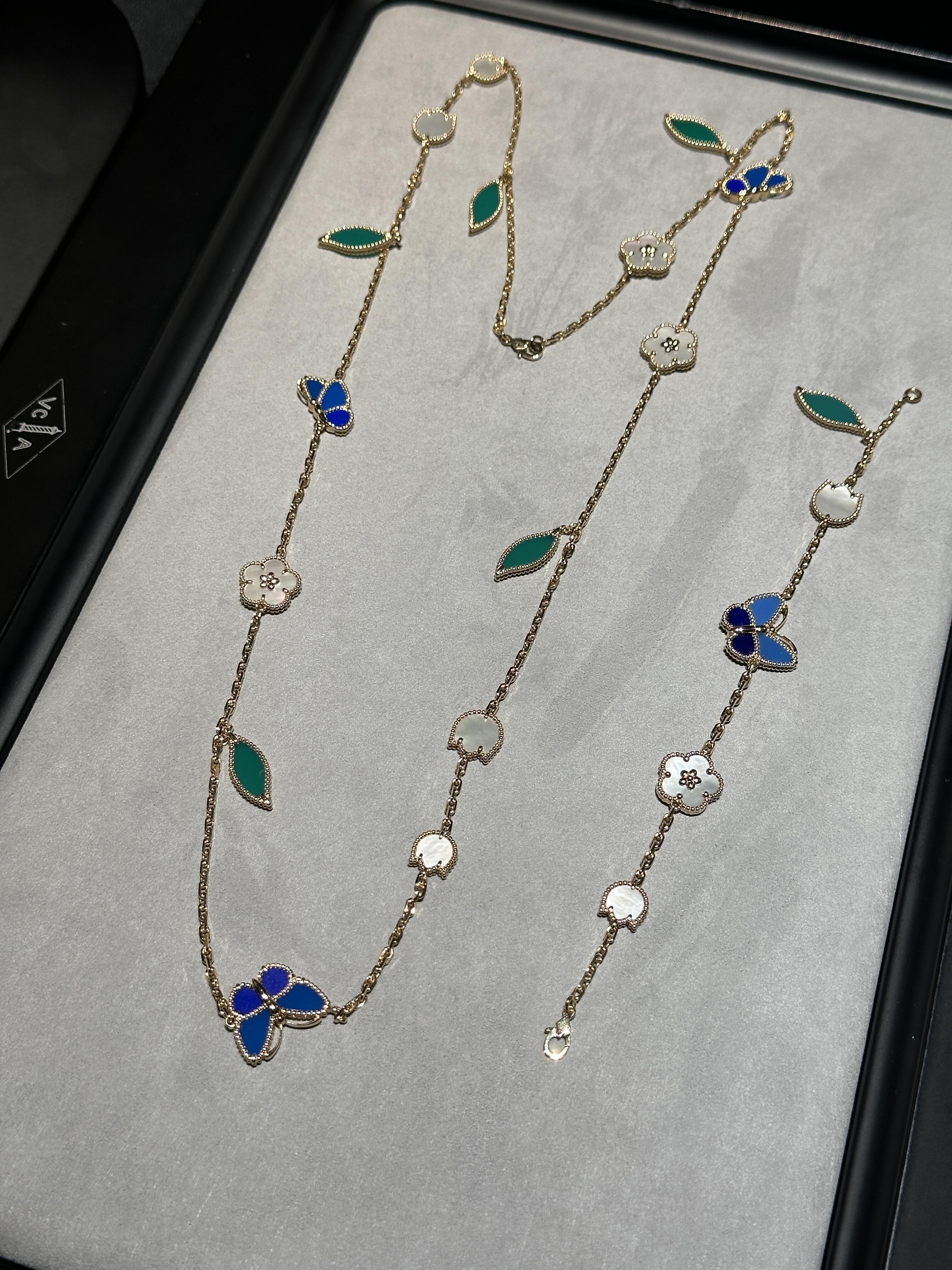 [Dream] 26個の新しいクローバー15個のモチーフのラッキーネックレス