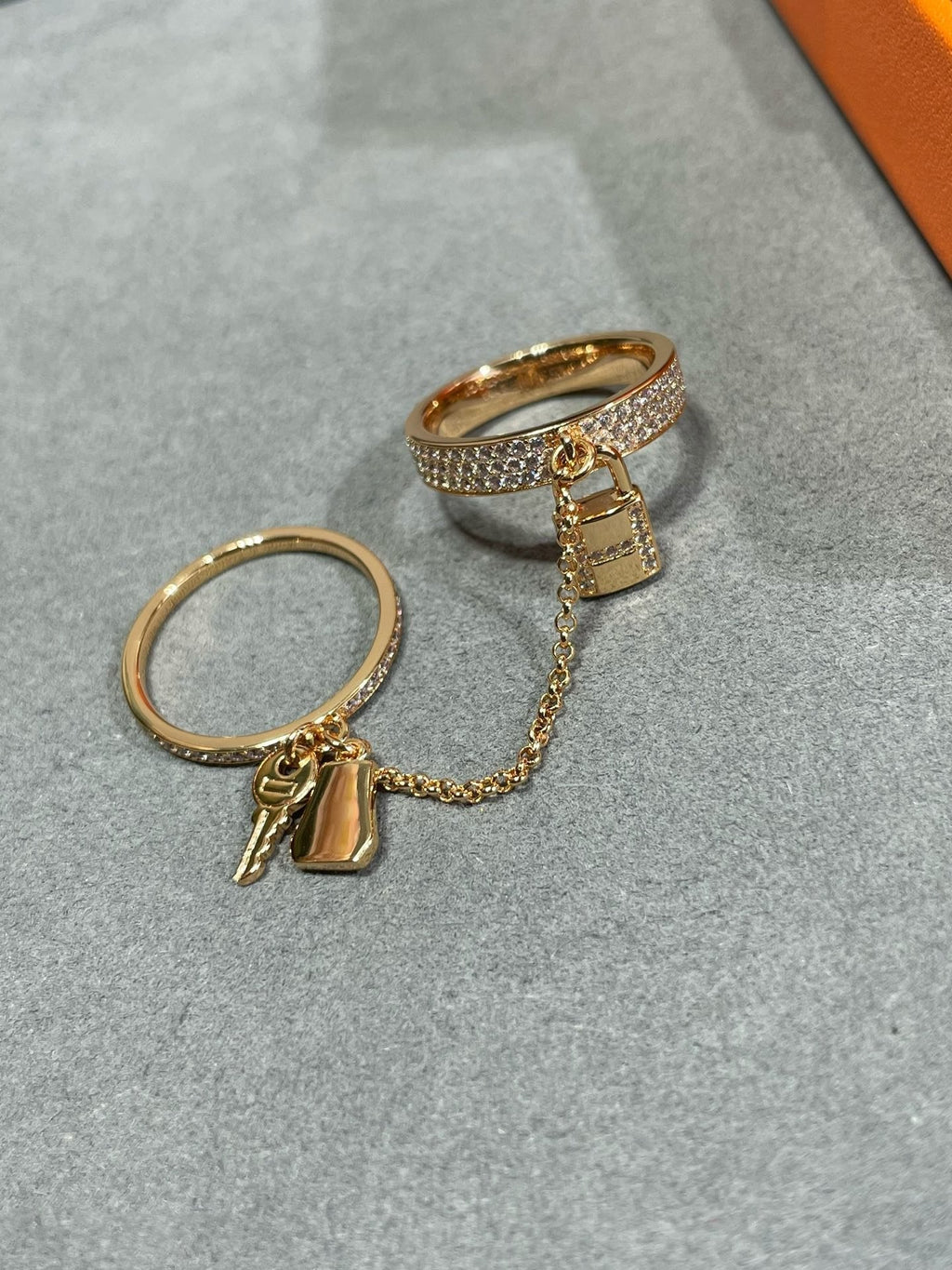 ®Dream®HM KELLY CLOCHETTE DOUBLE RING ダイヤモンド付き