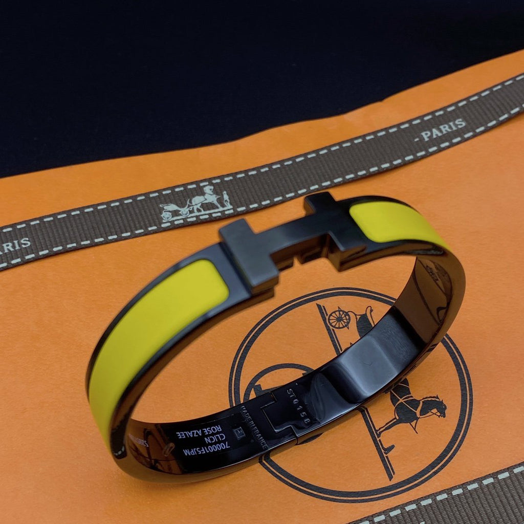 ¡®Dream¡¯CLIC HM SO BLACK YELLOW BRACELET