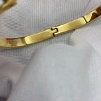 Klassisches "Dream"-Emaille-Armband in Weiß, 8 mm