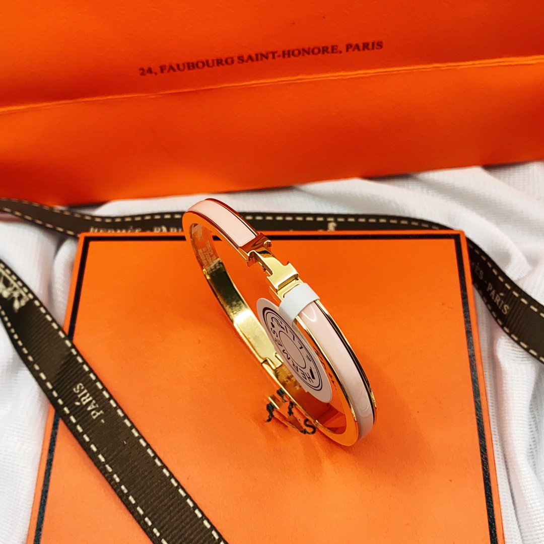 ¡®Dream¡¯CLASSIC HM CLIC  PINK 8MM ENAMEL BRACELET