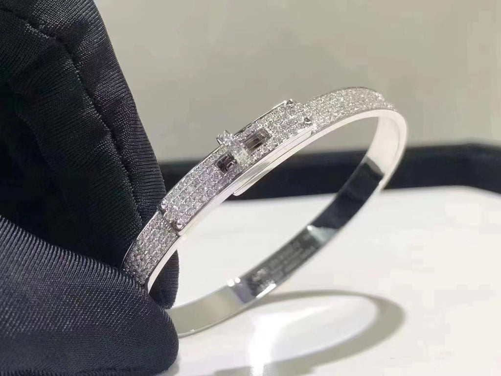 ®Dream®HM KELLY BRACELET IN SILVER AND FULL PAVE DIAMOND