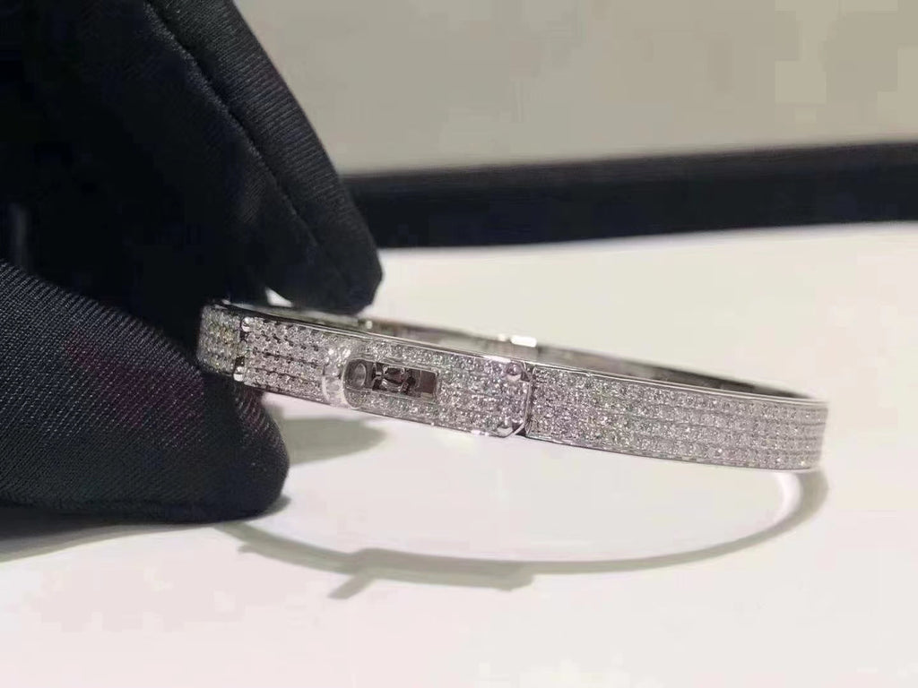 ®Dream®HM KELLY BRACELET IN SILVER AND FULL PAVE DIAMOND