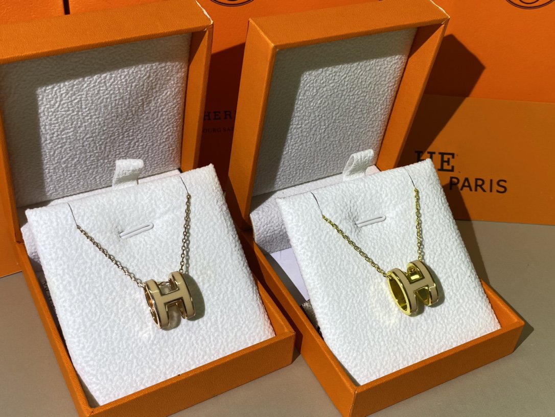 ¡®Dream¡¯HM CLIC YELLOW ENAMEL GOLD NECKLACE