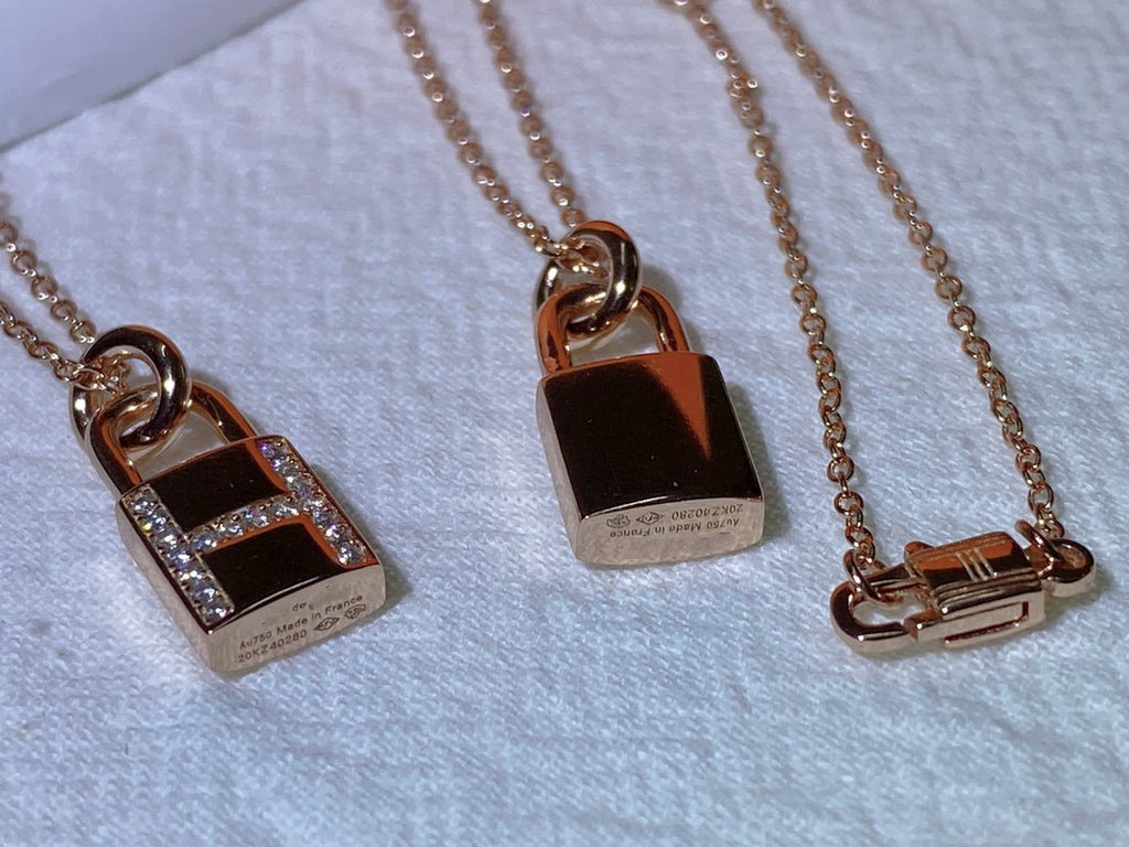 ¡®Dream¡¯HM ADVANCED NICHE LOCK HEAD NECKLACE DIAMONDS