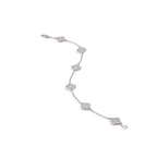 „Dream“CLOVER 6 MOTIV SILBER-DIAMANT-ARMBAND