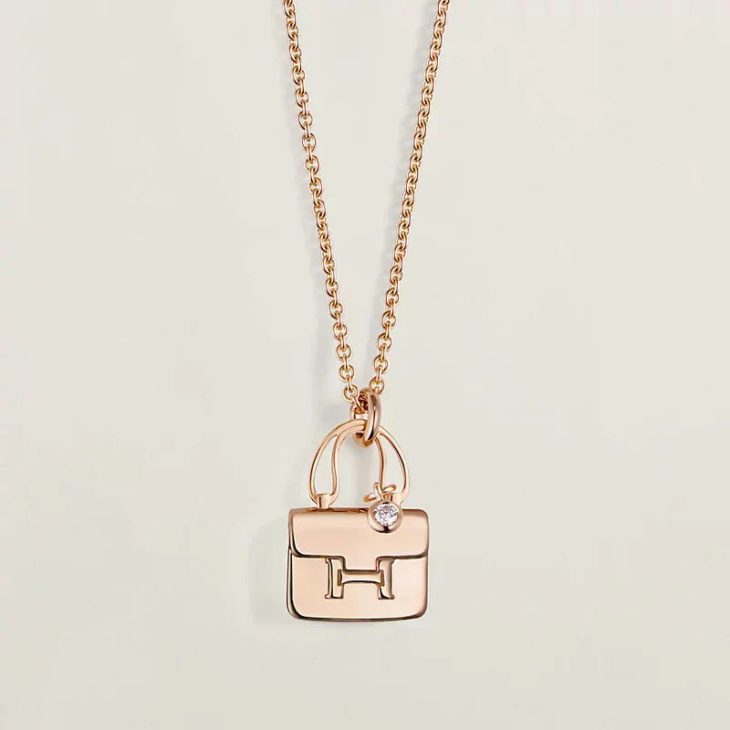 ¡®Dream¡¯AMULETTE PEDANT ROSE GOLD NECKLACE