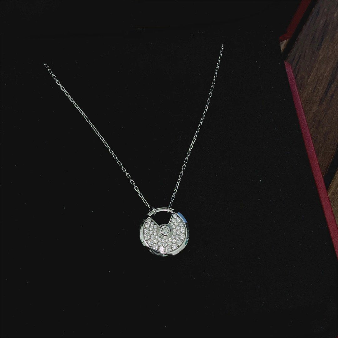 ¡®Dream¡¯AMULETTE SILVER FULL DIAMOND NECKLACE