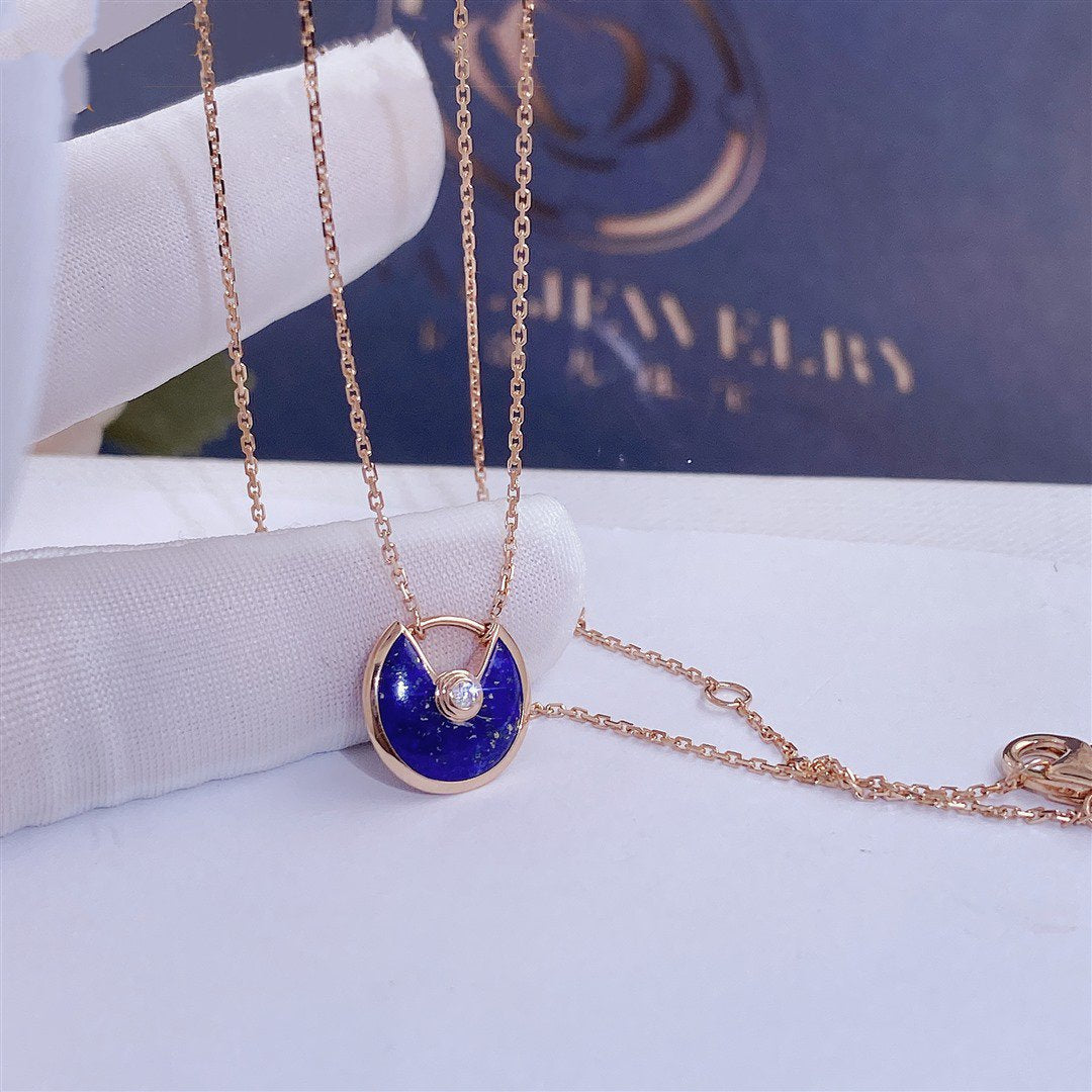 ¡®Dream¡¯AMULETTE ROSE GOLD AGATE NECKLACE