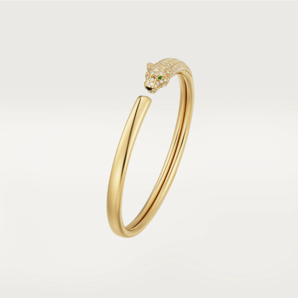 ¡®Dream¡¯PANTHERE GOLD DIAMOND OPEN BRACELET