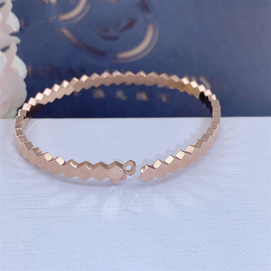 "Dream" BEE LOVE PINK GOLD ARMBAND